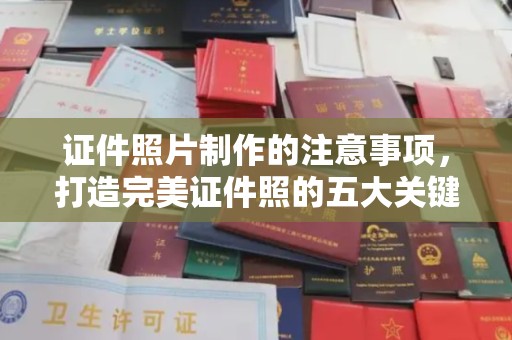 印台证件照片制作的注意事项，打造完美证件照的五大关键点