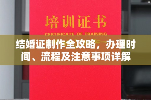 印台结婚证制作全攻略，办理时间、流程及注意事项详解